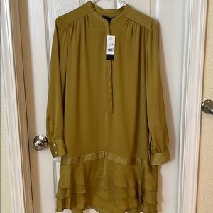 NWT Mustard long-sleeve BR cocktail